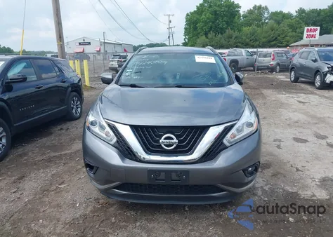 2017 Nissan Murano Sv из США, поврежденный, VIN 5N1AZ2MH3HN163953